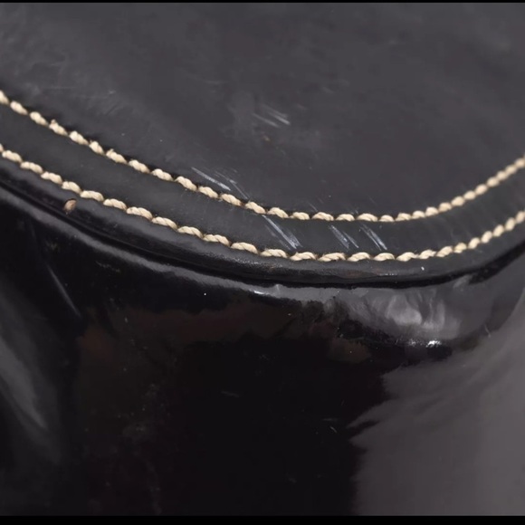 PRADA Black Vintage Nylon Tessuto Enamel Shoulder Tote Bag | Preloved 🖤🖤 - Picture 10 of 16